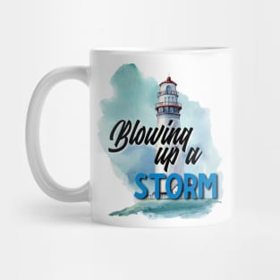 Blowing up a Storm Mug